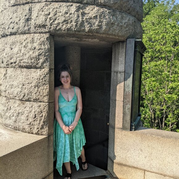 Animal Crossing x Blackmilk Burned Velvet Green Leaf Handkerchief Dress - Small - Picture 2 of 14